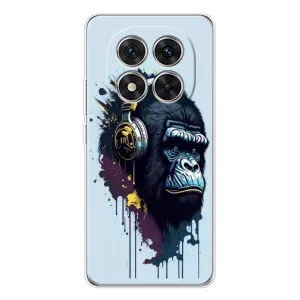 Чохол з Мавпами Xiaomi Redmi Note 15 Pro Plus - (AlphaPrint) (Горила в навушниках)