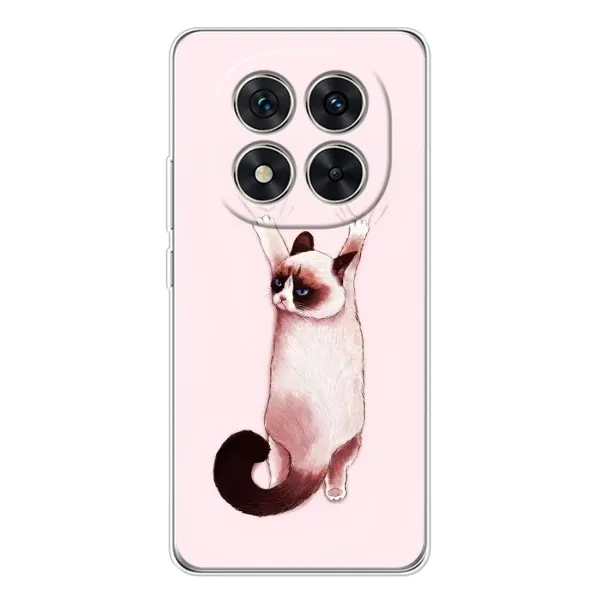 Чехол с принтом «Котик падает» для Xiaomi Redmi Note 15 Pro Plus