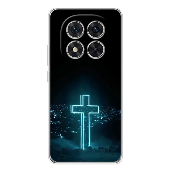 Чехол с принтом «Крест и город» для Xiaomi Redmi Note 15 Pro Plus Чехол с принтом «Крест и город» для Xiaomi Redmi Note 15 Pro Plus