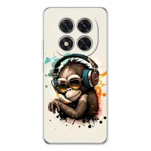 Чохол з Мавпами Xiaomi Redmi Note 15 Pro Plus - (AlphaPrint) (Макака в навушниках)