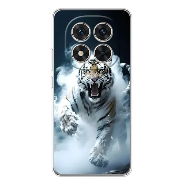 Чехол с принтом «Белый тигр в дыму» для Xiaomi Redmi Note 15 Pro Plus