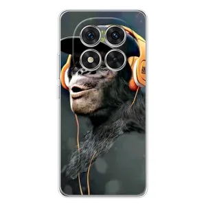Чохол з Мавпами Xiaomi Redmi Note 15 Pro Plus - (AlphaPrint) (В навушниках)