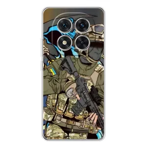 Чехлы с картинкой ЗСУ для Xiaomi Redmi Note 15 Pro Plus (AlphaPrint) (Воїн ЗСУ)