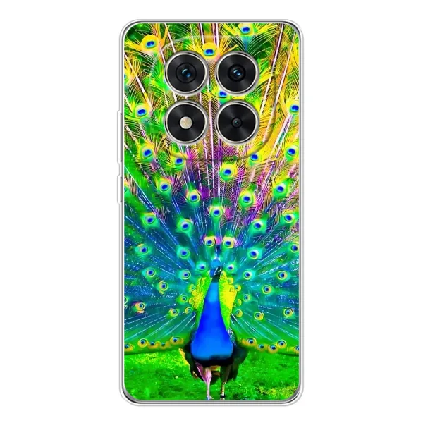 Чехол с принтом «Яркий Павлин» для Xiaomi Redmi Note 15 Pro Plus