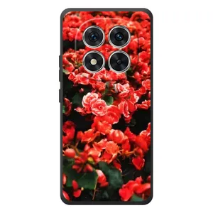Чехлы с Цветами для Xiaomi Redmi Note 15 Pro (VPrint) (Цветы красные)