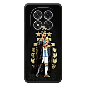 Чехлы для Xiaomi Redmi Note 15 Pro (Leo чемпион) (AlphaPrint) (Месси Король)