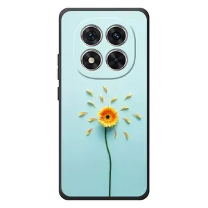 Чехлы с Цветами для Xiaomi Redmi Note 15 Pro (VPrint) (Желтый цветок)