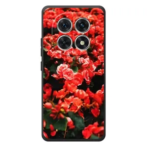 Чехлы с Цветами для Xiaomi Redmi Note 15 (VPrint) (Цветы красные)