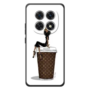 Чехлы Луи Витон для Xiaomi Redmi Note 15 (AlphaPrint - LOUIS VUITTON) (кофе LOUIS VUITTON)