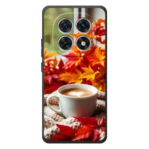 Чехол с принтом «Кофе и листья» для Xiaomi Redmi Note 15