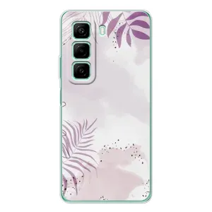 Чехол с цветочным принтом на Xiaomi Redmi Ноутбук 15R
(Фиолетовые листья)