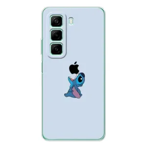 Чехол с принтом Стич на Xiaomi Redmi Note 15R (Stitch apple)