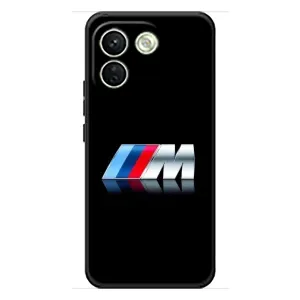 Чехол для Сяоми Редми Ноте 17 Про Макс - с принтом БМВ (AlphaPrint) (AMG)