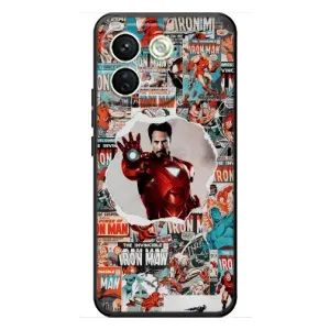Чехлы с героями Марвел Xiaomi Redmi Note 17 Pro Max (VPrint) (Айронмен)