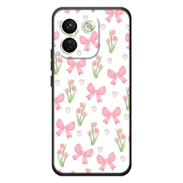 Чохол з принтом «Банти і квіти» для Xiaomi Redmi Note 17 Pro Max