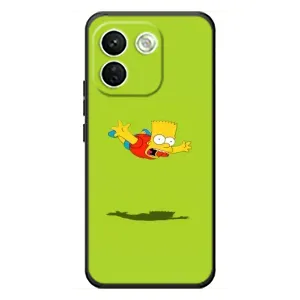Чехол с Симпсонами для Xiaomi Redmi Note 17 Pro Max (VPrint) (Барт Симпсон)