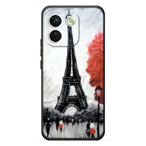 Чехол Эйфелева Башня для Xiaomi Redmi Note 17 Pro Max - (AlphaPrint) (Башня в Париже)