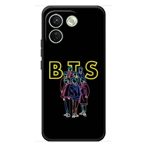 Чохол з принтом «BTS стайл» для Xiaomi Redmi Note 17 Pro Max Чохол з принтом «BTS стайл» для Xiaomi Redmi Note 17 Pro Max