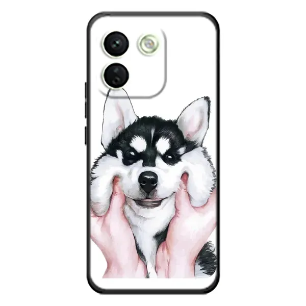 Чохол з принтом «Радісний Хаскі» для Xiaomi Redmi Note 17 Pro Max