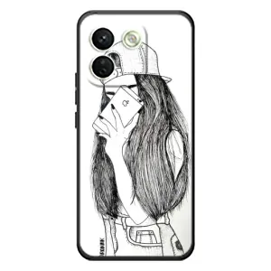 Чохол з друком для Xiaomi Redmi Note 17 Pro Max - (Мода) (AlphaPrint) (Фото дівчини)