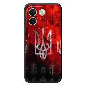 Украинские Чехлы для Xiaomi Redmi Note 17 Pro Max с картинкой УПА (AlphaPrint) (ГЕРБ УПА)