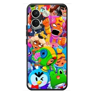 Чехол для Xiaomi Redmi Note 17 Pro Max Бравл Старс (VPrint) (Герої Бравл Старс)