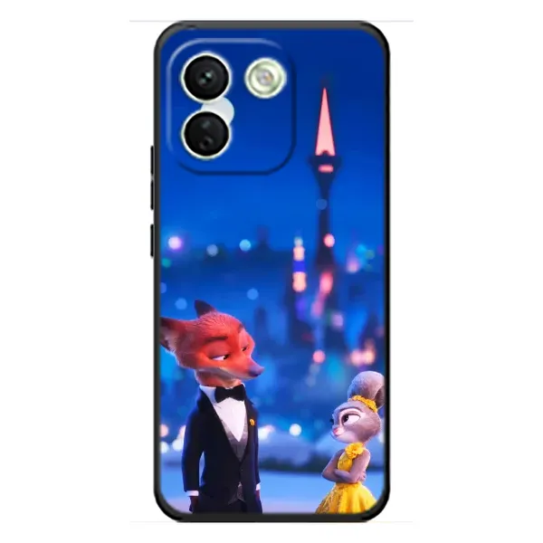 Чехол с принтом «Романтический вечер Зверополис» для Xiaomi Redmi Note 17 Pro Max Чехол с принтом «Романтический вечер Зверополис» для Xiaomi Redmi Note 17 Pro Max