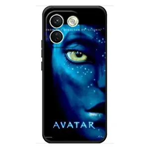 Чехлы с фильма АВАТАР для Xiaomi Redmi Note 17 Pro Max (AlphaPrint) (глаз Аватара)