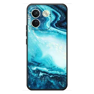 Мраморний чехол на Xiaomi Redmi Note 17 Pro Max (VPrint) (Блакитний мрамор)