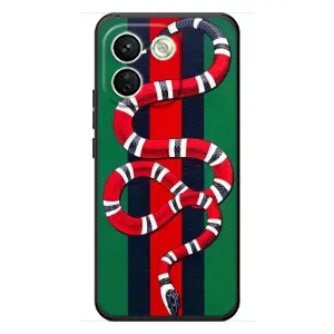 Чехлы ГУЧЧИ для Сяоми Редми Ноте 17 Про Макс (AlphaPrint) (Gucci змия)