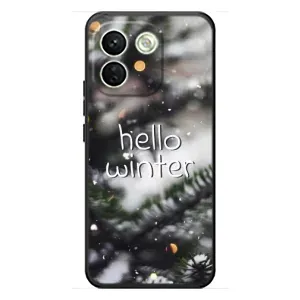 Новорічні, Святкові Чохли для Xiaomi Redmi Note 17 Pro Max - 2024 год (Hello winter)
