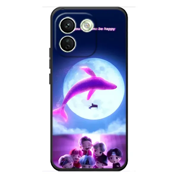 Чохол з принтом «КИТ BTS» для Xiaomi Redmi Note 17 Pro Max Чохол з принтом «КИТ BTS» для Xiaomi Redmi Note 17 Pro Max