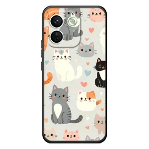 Чохол з малюнком кіт на Xiaomi Redmi Note 17 Pro Max (Колаж котів)