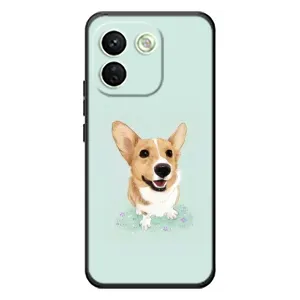 Чехлы с собаками для Xiaomi Redmi Note 17 Pro Max (VPrint) (Корги)