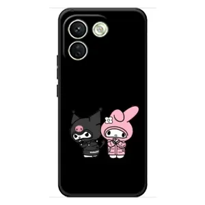 Чехол с кроликом Куроми на Xiaomi Redmi Note 17 Pro Max (Куроми и Мелоди)