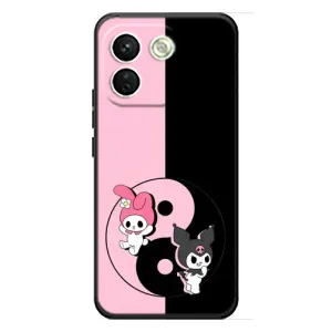 Чехол с кроликом Куроми на Xiaomi Redmi Note 17 Pro Max (Куроми Инь Янь)