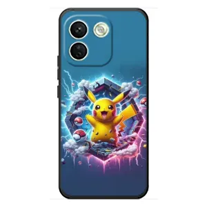 Чохол з Пікачу на Xiaomi Redmi Note 17 Pro Max (Лого Пікачу)