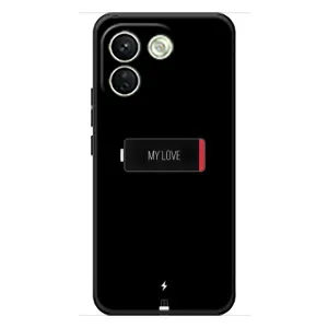 Чехлы для любимой на Сяомі Редмі Ноте 17 Про Макс (VPrint) (Love battery)