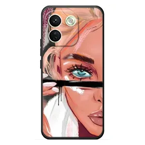 Чохол з друком для Xiaomi Redmi Note 17 Pro Max - (Мода) (AlphaPrint) (Макіяж)