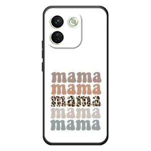 Чохли для мами на Xiaomi Redmi Note 17 Pro Max (Текстовий колаж мама)