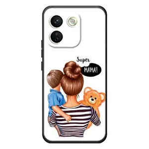 Чохол з друком для Xiaomi Redmi Note 17 Pro Max - (Мама з дитинкою) (AlphaPrint) (Мама з синочком)
