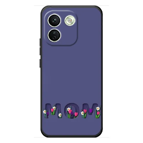 Чехол с принтом «Мама в цветах» для Xiaomi Redmi Note 17 Pro Max