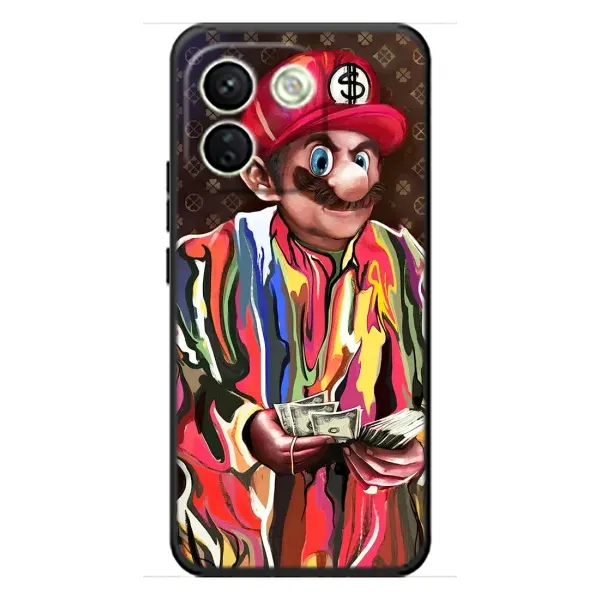 Чохол з принтом «Mario LV» для Xiaomi Redmi Note 17 Pro Max