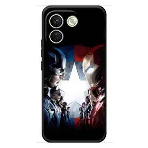 Чехлы с героями Марвел Xiaomi Redmi Note 17 Pro Max (VPrint) (Марвел стайл)