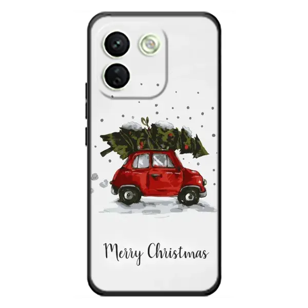 Чохол з принтом «Авто з ялинкою» для Xiaomi Redmi Note 17 Pro Max
