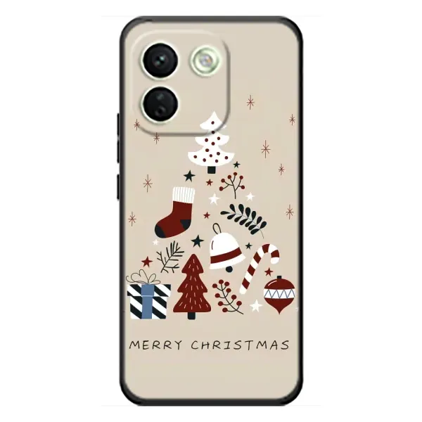 Чохол з принтом «Merry Christmas» для Xiaomi Redmi Note 17 Pro Max