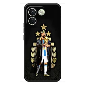 Чехлы для Xiaomi Redmi Note 17 Pro Max (Leo чемпион) (AlphaPrint) (Месси Король)