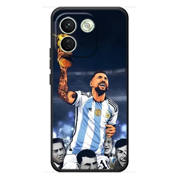 Чохол з принтом «Мессі з кубком» для Xiaomi Redmi Note 17 Pro Max