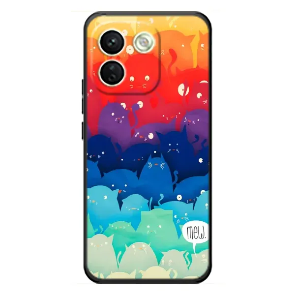 Чехол с принтом «Mew» для Xiaomi Redmi Note 17 Pro Max