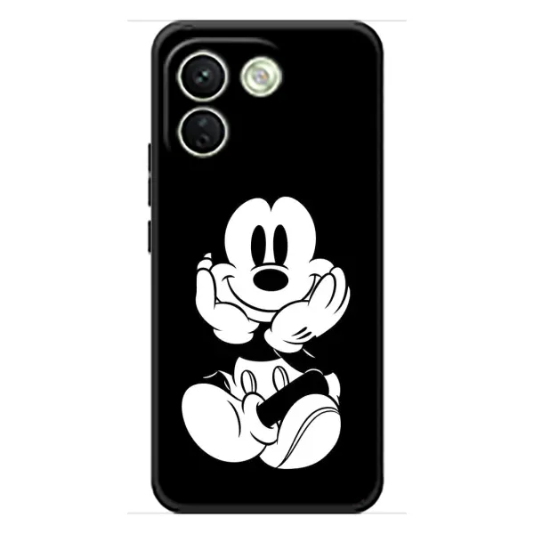 Чохол з принтом «Маус на чорному» для Xiaomi Redmi Note 17 Pro Max Чохол з принтом «Маус на чорному» для Xiaomi Redmi Note 17 Pro Max